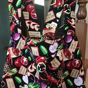 Apron with no ties!! Handmade like no other.